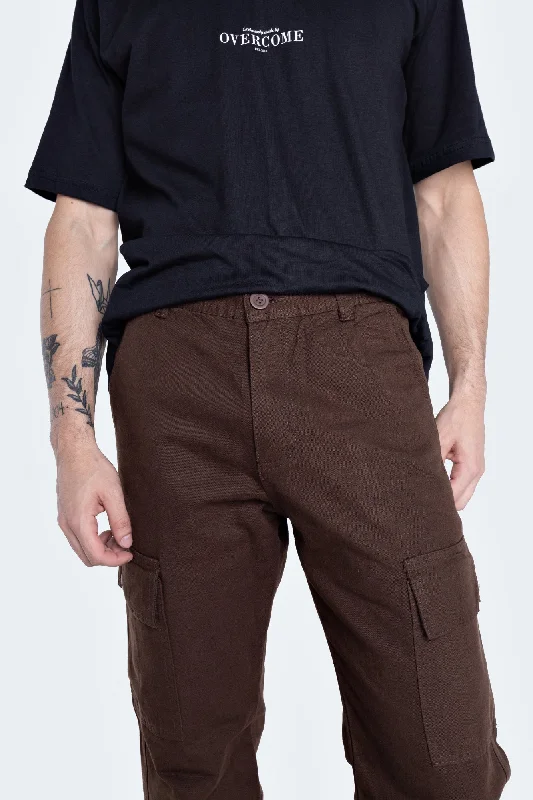 Calça Cargo Overcome Basic Marrom