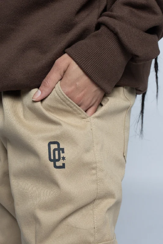 Calça Overcome Jogger Cargo Bege