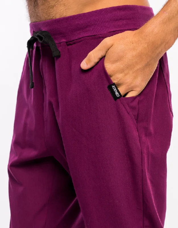 Essential Jogger Scrub Pants - Purple