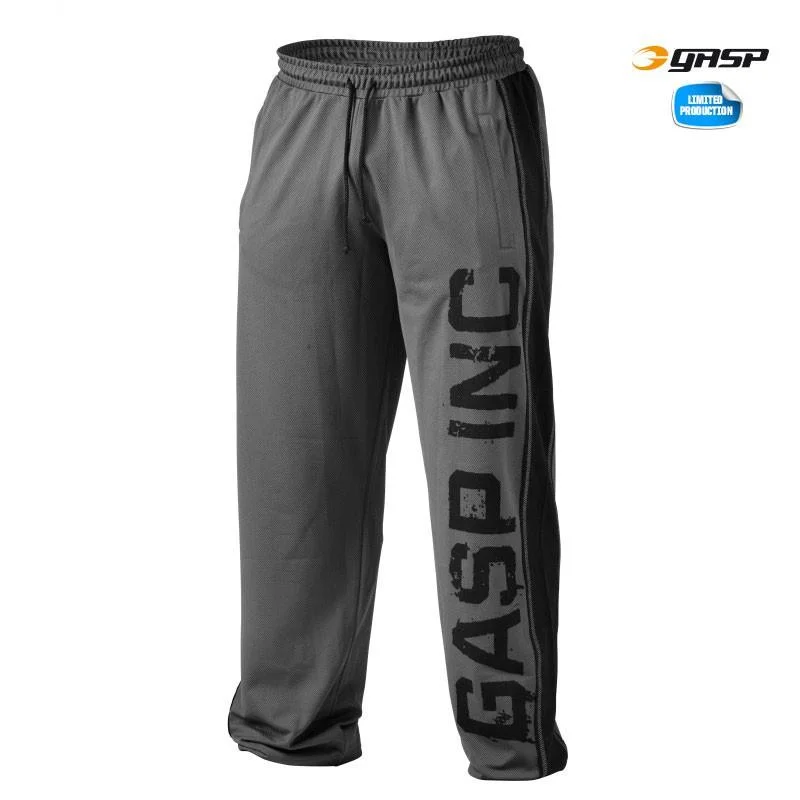 GASP Printed Mesh Pant - Grey-Black