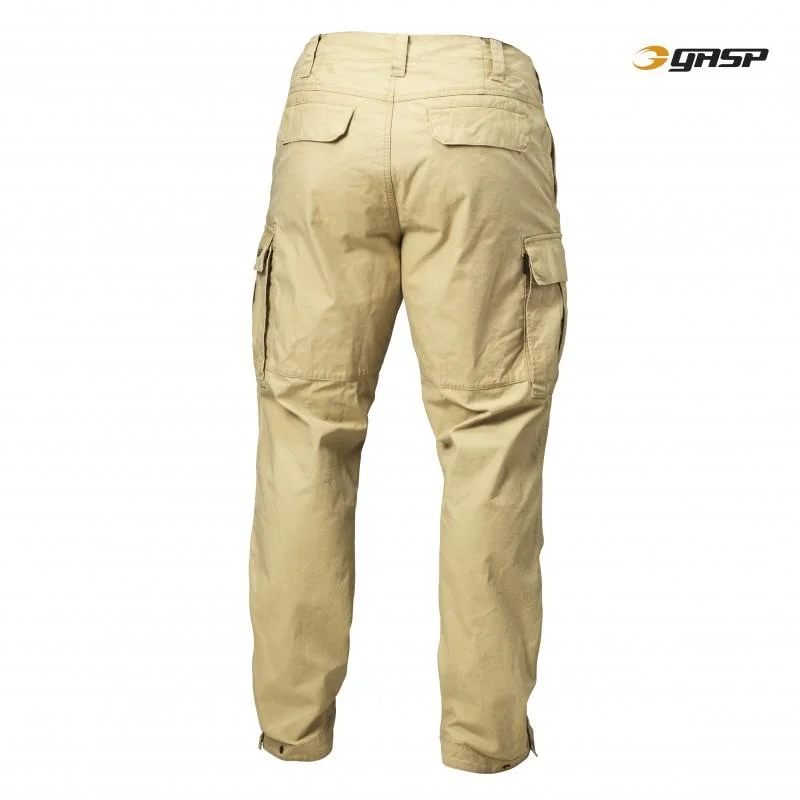 GASP Rough Cargo Pants - Dark Sand