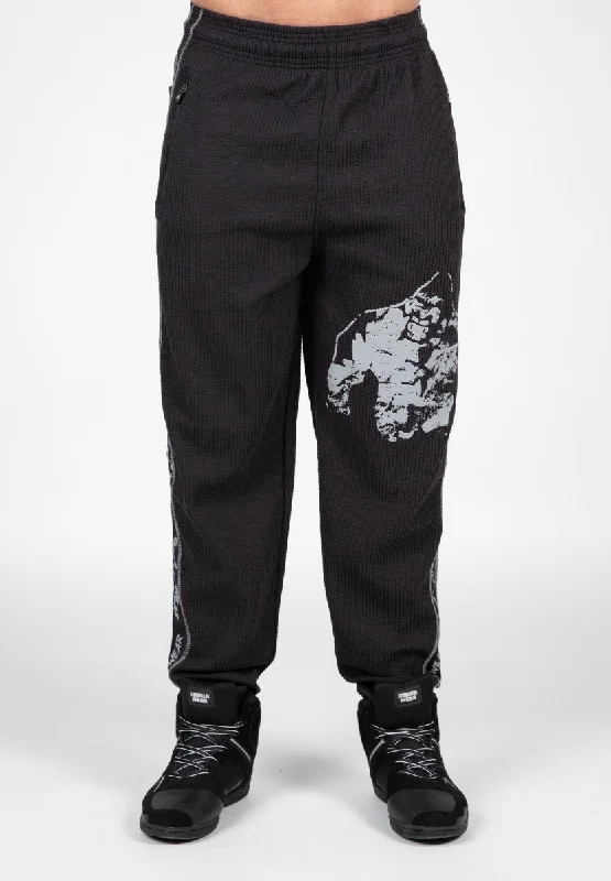 Gorilla Wear Buffalo Old School Workout Pants - Black/Grey