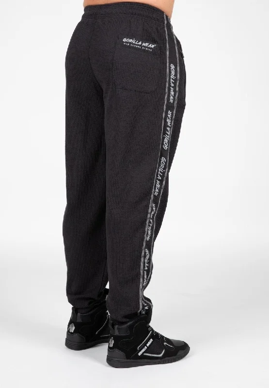 Gorilla Wear Buffalo Old School Workout Pants - Black/Grey