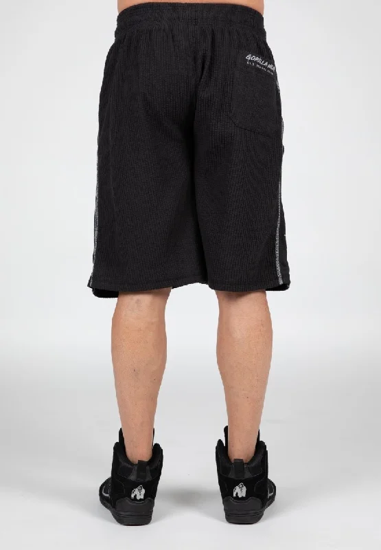 Gorilla Wear Buffalo Old School Workout Shorts - Black/Grey