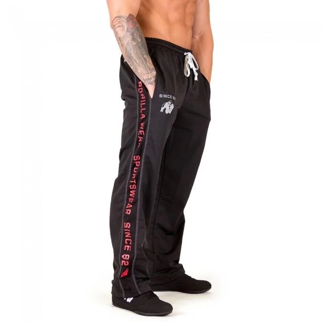 Gorilla Wear Functional Mesh Pants - Black-Red