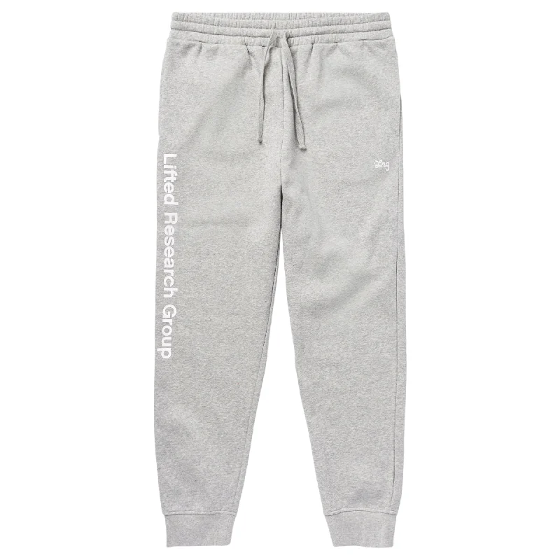 LIFTED SCRIPT JOGGER SWEATPANTS - HEATHER GREY