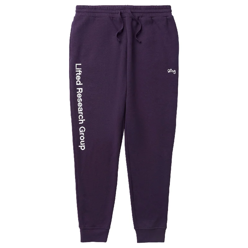 LIFTED SCRIPT JOGGER SWEATPANTS - DARK PURPLE