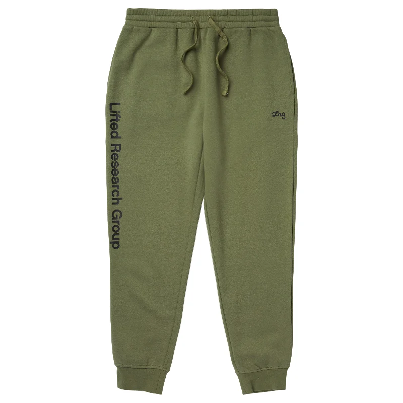 LIFTED SCRIPT JOGGER SWEATPANTS - OLIVE