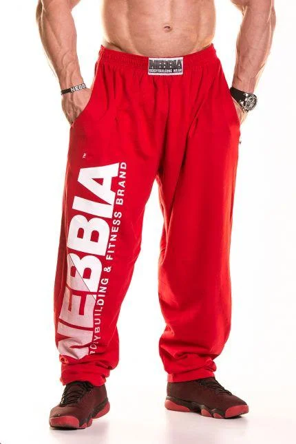 Nebbia Hardcore Fitness Sweatpants 310 - Red