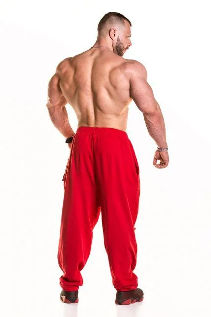 Nebbia Hardcore Fitness Sweatpants 310 - Red