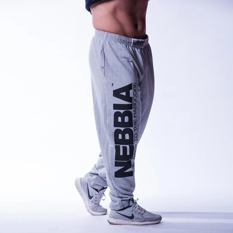 Nebbia Hardcore Fitness Sweatpants 510 - Light Grey