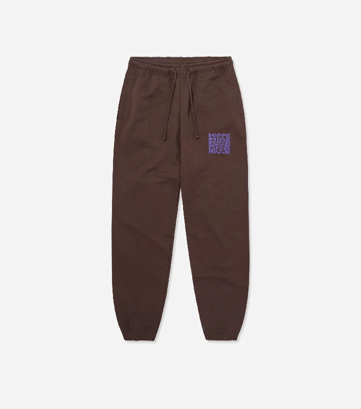 NICCE Mens Atom Joggers | Coffee Brown