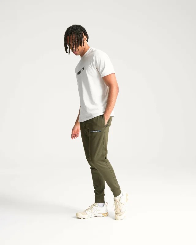 NICCE Mens Calix Tech Joggers | Juniper Green