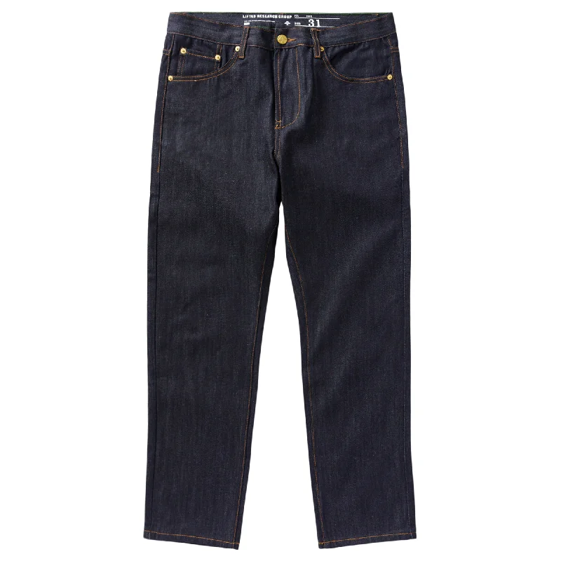 TRUE TAPER DENIM JEANS - RAW INDIGO