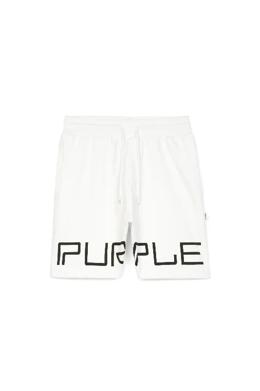 Purple Brand - Terry White Short -