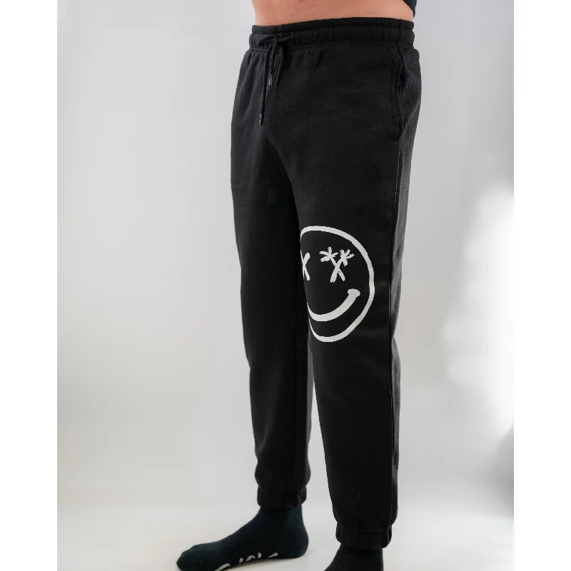 Salty Savage Unisex “Spliced Smile” Fleece Sweatpants/Joggers