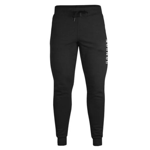 Samson Athletics Mens Tapered Jogging Pants - Black