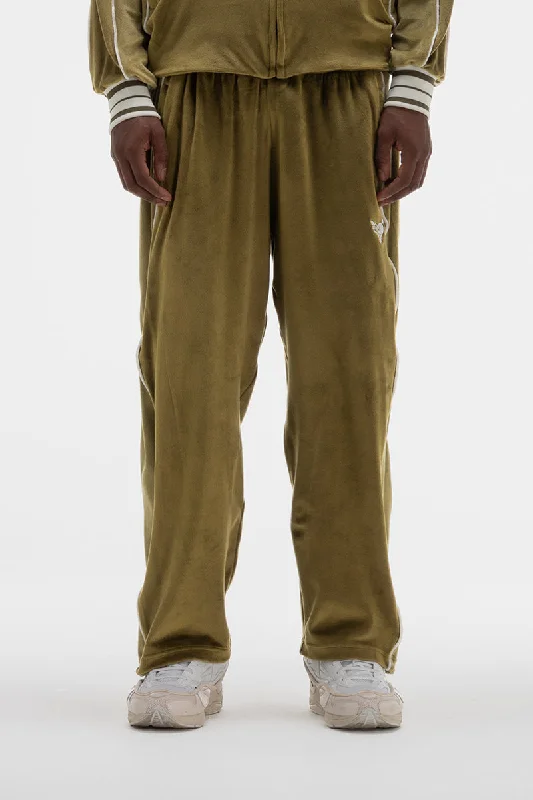 VELOUR JOGGER OLIVE