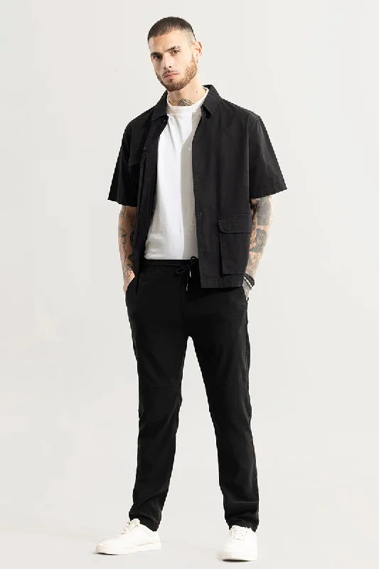 Flexo Black Trackpant