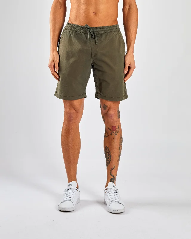 Baron Drawcord Short Combat Green