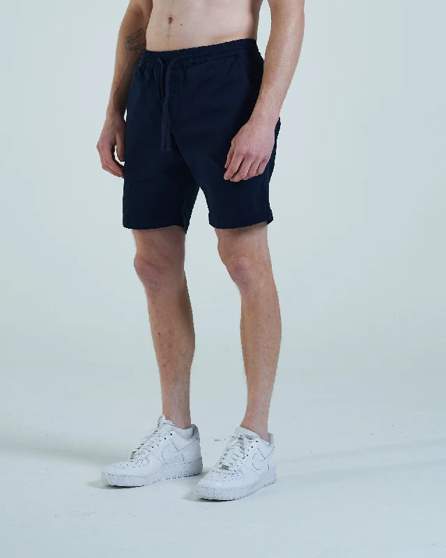 Baron Drawcord Short Navy Blazer