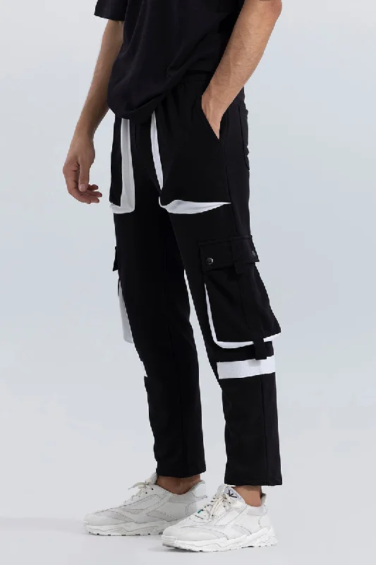 Stippy Black Jogger